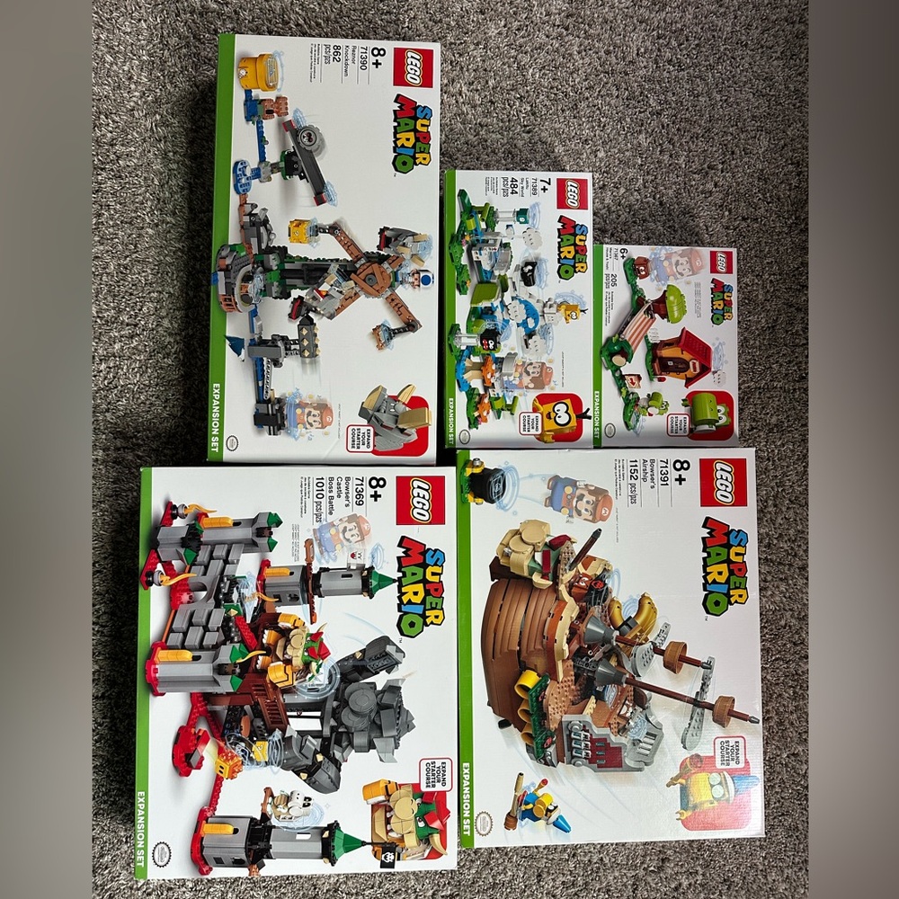 Nintendo Super Mario LEGO Expansion Sets